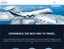 Tablet Screenshot of bestjetsinternational.com